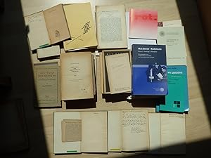 Max Bense (1910-1990): Konvolut von ca. 54 Büchern (wovon ca. 22 mit Widmungen) aus dem Nachlass ...