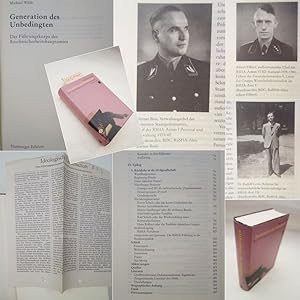 Seller image for Generation des Unbedingten. Das Fhrungskorps des Reichssicherheitshauptamtes * mit O r i g i n a l - S c h u t z u m s c h l a g und F A Z - B e s p r e c h u ng for sale by Galerie fr gegenstndliche Kunst