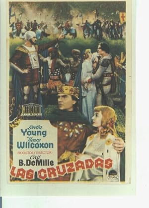 Imagen del vendedor de Foto cine 602: Las cruzadas (Loretta Young-Henry Willcoxon) a la venta por EL BOLETIN