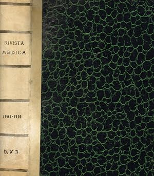 Seller image for Rivista medica. Anno 1906, 1907, 1908, 1909, 1910 for sale by Biblioteca di Babele