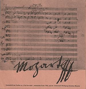 Seller image for Programmheft Wolfgang Amadeus Mozart COSI FAN TUTTE 7. Oktober 1965 Groes Haus for sale by Programmhefte24 Schauspiel und Musiktheater der letzten 150 Jahre