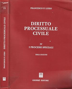 Immagine del venditore per Diritto processuale civile I processi speciali venduto da Biblioteca di Babele