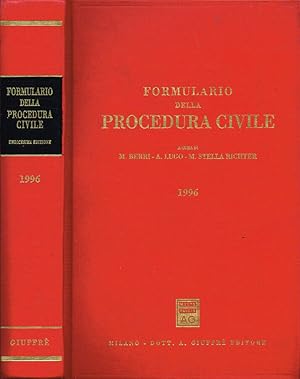 Imagen del vendedor de Formulario della Procedura Civile a la venta por Biblioteca di Babele