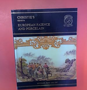 Seller image for Christies Geneva - May 1987 - European Faience & Porcelain for sale by biblion2