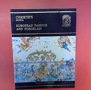 Seller image for Christies Geneva - May 1986 - European Faience & Porcelain for sale by biblion2