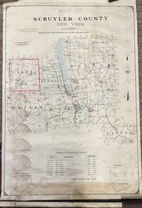 SCHUYLER COUNTY Wall Map