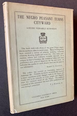 The Negro Peasant Turns Cityward: Effects of Recent Migrations to Northern Centers (In the Scarce...