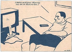 EL ROTO cartoon published in EL PAÍS on February 16, 2000 [Newspaper clipping] = Viñeta de EL ROT...