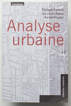 Seller image for Analyse urbaine for sale by Aberbroc