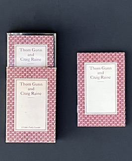 Seller image for Thom Gunn and Craig Raine: A Faber Poetry Cassette. for sale by Jeff Maser, Bookseller - ABAA