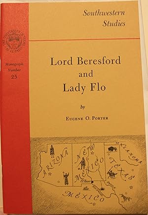 Imagen del vendedor de Lord Beresford and Lady Flo Southern Studies Monograph No. 25 a la venta por Old West Books  (ABAA)
