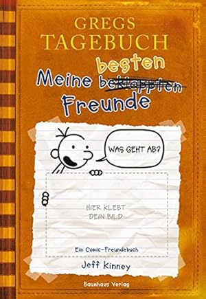 Bild des Verkufers fr Gregs Tagebuch: Meine besten Freunde: Ein Comic Freundebuch zum Verkauf von WeBuyBooks