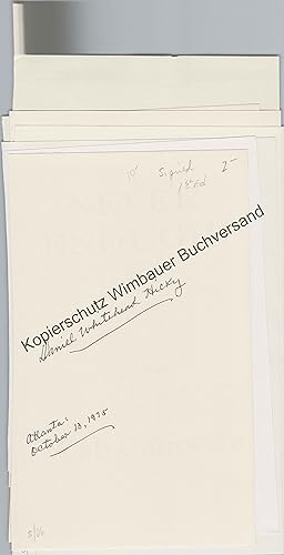 Bild des Verkufers fr Original Autogramm Daniel Whitehead Hicky (1900-1976) /// Autograph signiert signed signee zum Verkauf von Antiquariat im Kaiserviertel | Wimbauer Buchversand