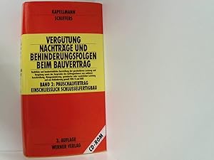 Seller image for Kapellmann, Klaus Dieter: Vergtung, Nachtrge und Behinderungsfolgen beim Bauvertrag Teil: Bd. 2., Pauschalvertrag einschlielich Schlsselfertigbau / CD-ROM zur 3., neu bearb. und erw. Aufl. for sale by Book Broker