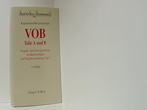 Immagine del venditore per VOB Teile A und B: Vergabe- und Vertragsordnung fr Bauleistungen mit Vergabeverordnung (VgV) venduto da Book Broker