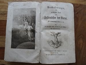 Seller image for Probaseologie, oder praktischer Theil der Zahlenlehre der Natur. for sale by Antiquariat Buchseite