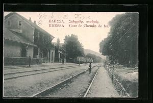 Ansichtskarte Edessa, Gare de Chemin de fer