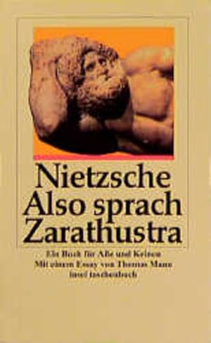 Immagine del venditore per Also sprach Zarathustra: Ein Buch fr Alle und Keinen. Mit einem Essay von Thomas Mann venduto da Gerald Wollermann