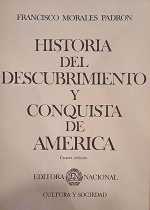 Seller image for Historia del descubrimiento y conquista de Amrica. for sale by ARREBATO LIBROS