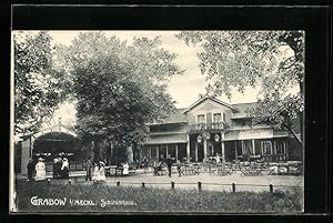 Ansichtskarte Grabow i. Meckl., Gasthaus Schützenhaus