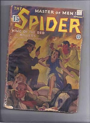 The Spider: Master of Men, Pulp, September 1935, Volume 6, # 4 ( King of the Red Killers; Murder ...