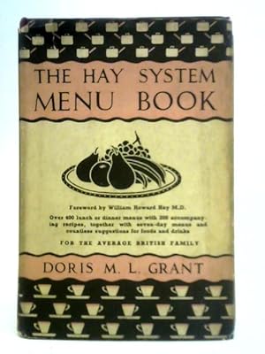 Bild des Verkufers fr The Hay System Menu Book zum Verkauf von World of Rare Books