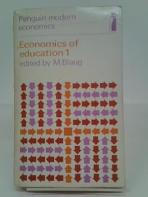 Image du vendeur pour Economics of Education 1 mis en vente par World of Rare Books