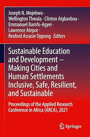 Seller image for Sustainable Education and Development - Making Cities and Human Settlements Inclusive, Safe, Resilient, and Sustainable for sale by moluna