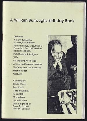 Immagine del venditore per A William Burroughs Birthday Book venduto da Invisible Books