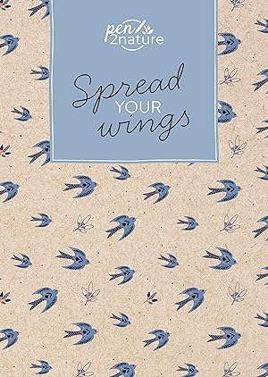 Image du vendeur pour Spread Your Wings - Notizbuch (Motiv Voegel) A5 | dotted | Hardcover mis en vente par moluna