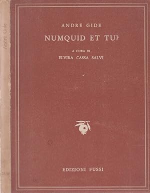 Image du vendeur pour Numquid et tu? mis en vente par Biblioteca di Babele