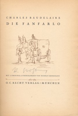 Bild des Verkufers fr Die Fanfarlo. zum Verkauf von Antiquariat Frank Albrecht (VDA / ILAB)
