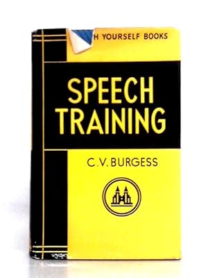 Image du vendeur pour Teach Yourself Speech Training mis en vente par World of Rare Books