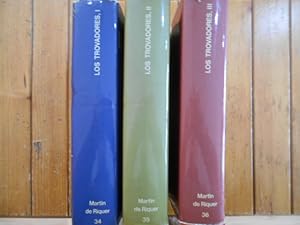 Bild des Verkufers fr Los trovadores. Historia literaria y textos. TOMOS I, II y III zum Verkauf von Librera Camino Bulnes