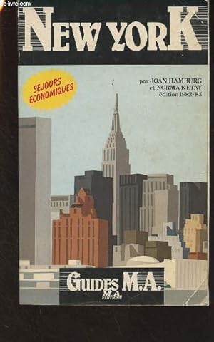 Seller image for New York - "Les guides M.A." Edition 1982-1983 for sale by Le-Livre