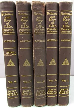 Seller image for Science And Key of Life Planetary Influences 5 volume set for sale by Antique Emporium