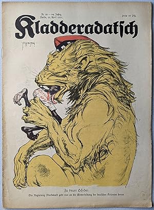 Seller image for Kladderadatsch, 19. April 1931. (84. Jahrang, Nr.16) for sale by Versandantiquariat Karin Dykes