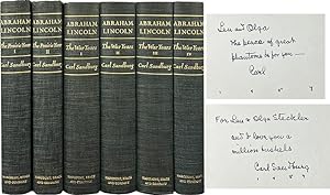 Seller image for Abraham Lincoln: The Prairie Years and The War Years [6 Vols] for sale by Carpetbagger Books