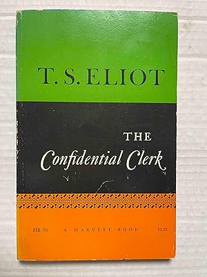 Seller image for Confidential Clerk for sale by Jake's Place Books