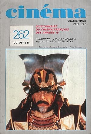 Image du vendeur pour Cinma n 262 octobre 1980 mis en vente par PRISCA