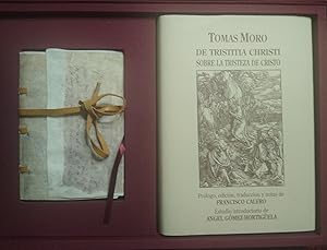 TOMÁS MORO - DE TRISTITIA CHRISTI- Manuscrito valenciano ( Facsímil + De Tristitia Christi - Sobr...