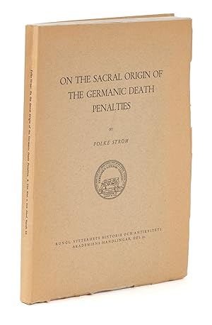 Imagen del vendedor de On the Sacral Origin of the Germanic Death Penalties a la venta por The Lawbook Exchange, Ltd., ABAA  ILAB