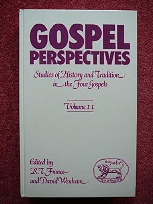 Seller image for Studies of History and Tradition in the Four Gospels (v. 2) (Gospel Perspectives) for sale by WeBuyBooks