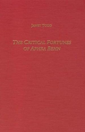 Seller image for The Critical Fortunes of Aphra Behn (Studies in English and American Literature and Culture) for sale by WeBuyBooks