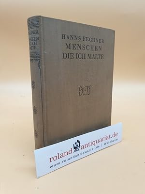 Image du vendeur pour Menschen die ich malte mis en vente par Roland Antiquariat UG haftungsbeschrnkt