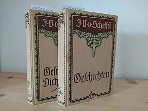 Dichtungen und Geschichten. [Von J. V. von Scheffel]. 2 Bände. - Band 1: Gesammelte Dichtungen. I...