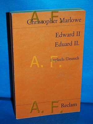 Bild des Verkufers fr Edward II. = Eduard II. [the Second = der Zweite] : Englisch/Deutsch. bers. von Hanno Bolte u. Dieter Hamblock. Hrsg. von Dieter Hamblock / Universal-Bibliothek Nr. 7696 zum Verkauf von Antiquarische Fundgrube e.U.