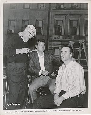 Imagen del vendedor de The Apartment (Original photograph of Billy Wilder, Tony Curtis, and Jack Lemmon on the set of the 1960 film) a la venta por Royal Books, Inc., ABAA