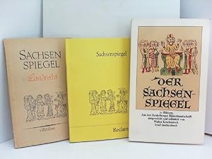 Image du vendeur pour Konvolut aus 3 Sachsenspiegel: Landrecht . 1. Reclam 1953. / 2. Reclam 1987. / 3. Insel Verlag 1976. mis en vente par Antiquariat Ehbrecht - Preis inkl. MwSt.