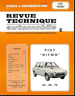 Revue technique automobile : Fiat Ritmo, 60, 65, 75